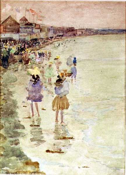 Crescent Beach autorstwa Maurice Brazil Prendergast