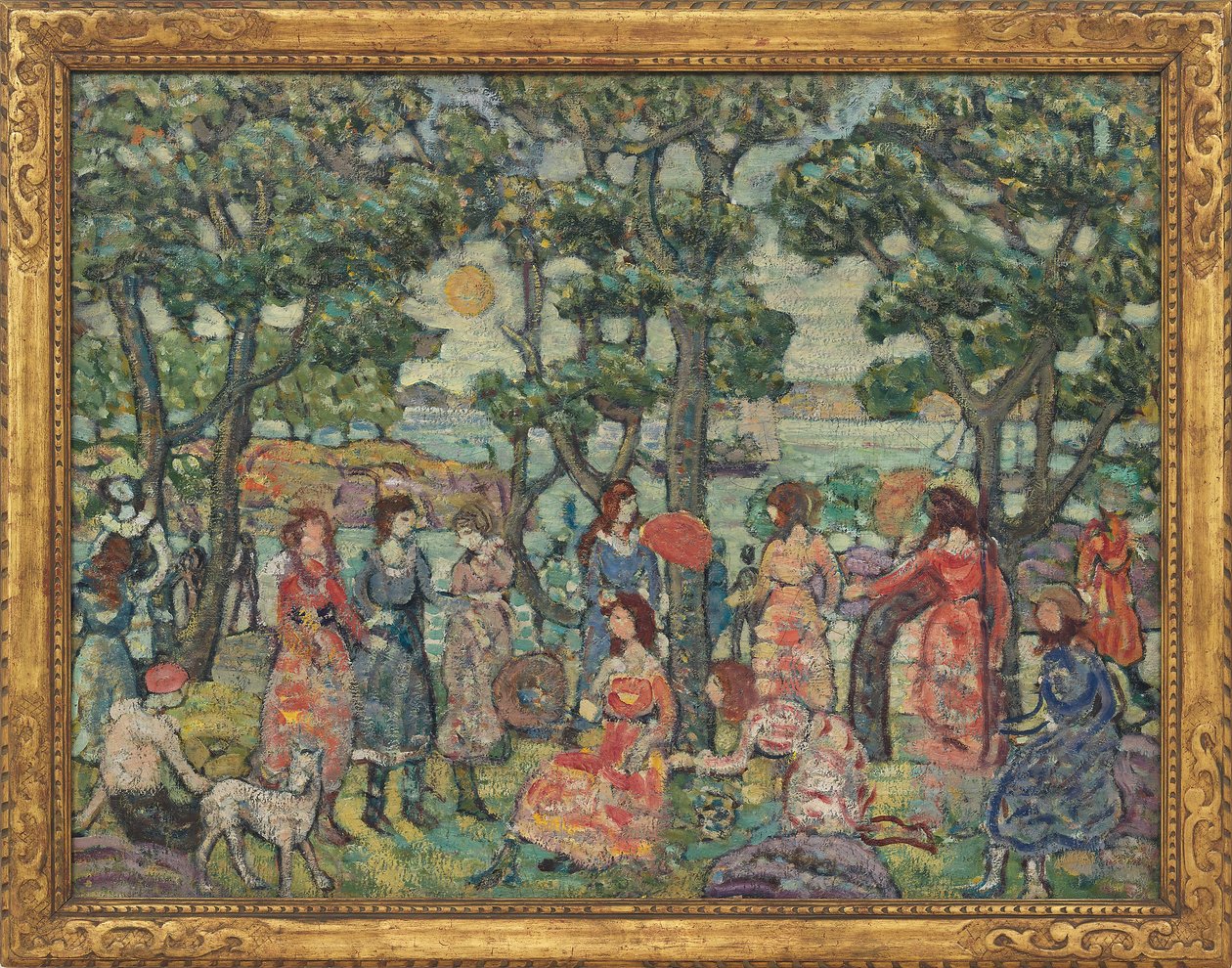Krajobraz z postaciami, 1921 autorstwa Maurice Brazil Prendergast