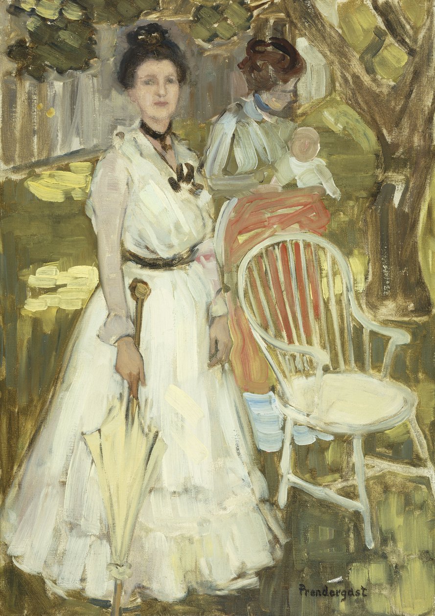 Portret Pani, autorstwa Maurice Brazil Prendergast