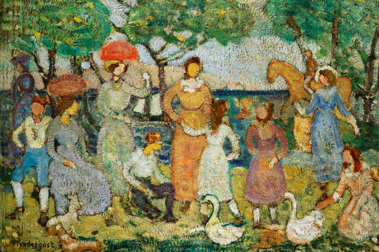 Promenada #2, autorstwa Maurice Brazil Prendergast