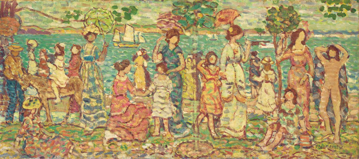 Promenada, ok. 1914-15 autorstwa Maurice Brazil Prendergast