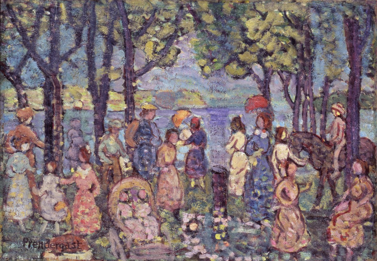 Lato, Nowa Anglia, 1912. autorstwa Maurice Brazil Prendergast