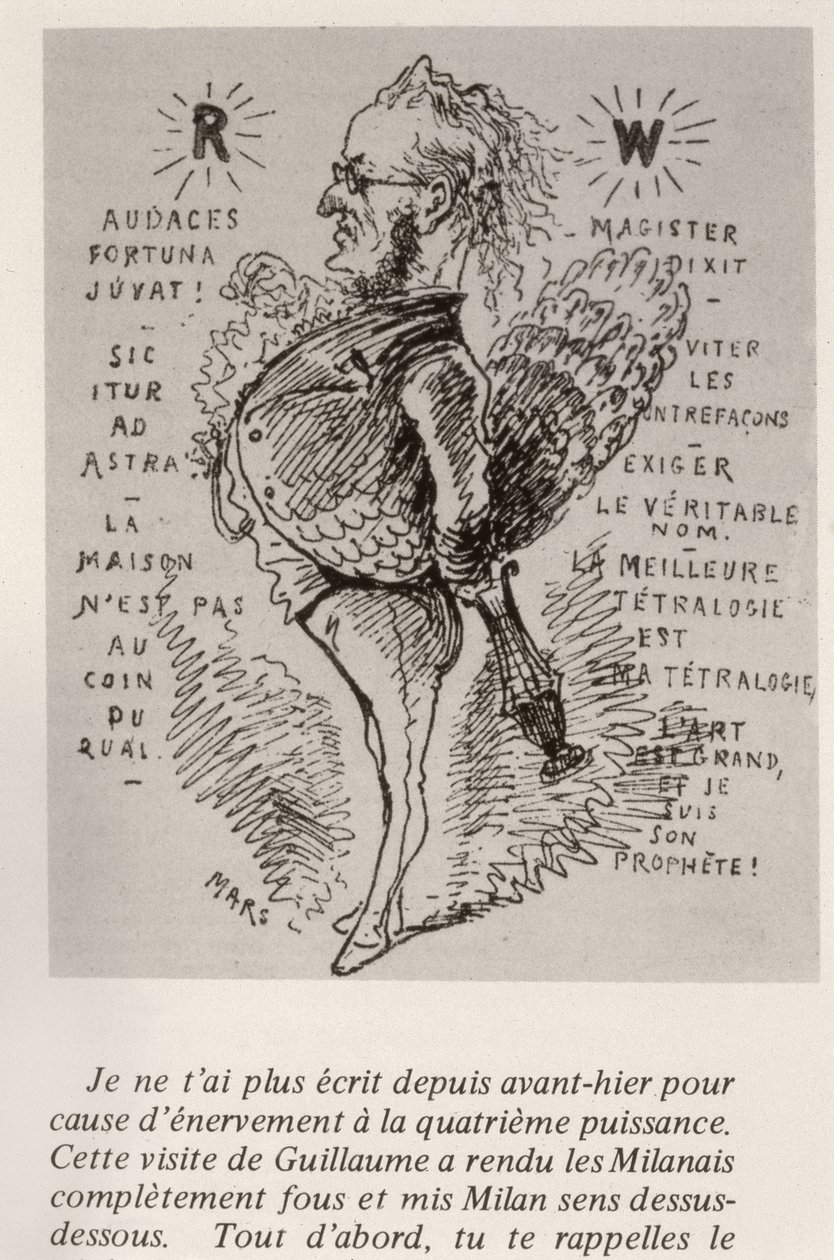 Ryszard Wagner, ok. 1875 r autorstwa Maurice Charles Mathieu Bonvoisin