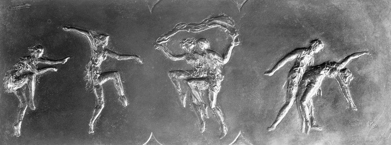 Pavlova tańcząca Jesienny Bachanal, c1911 autorstwa Maurice Charpentier mio