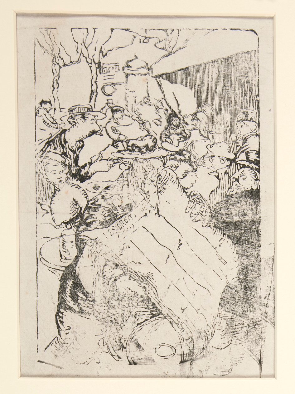 Sprzedawcy uliczni z La Pensee, Les Boulevards, s. 45 autorstwa Maurice Delcourt