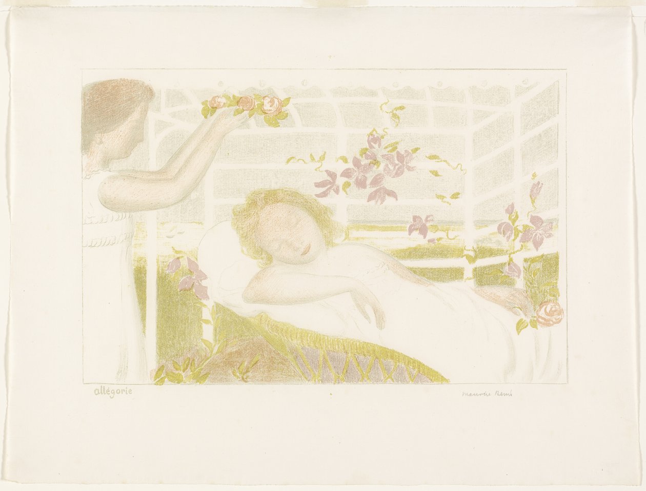 Alegoria, płyta pierwsza z Miłości autorstwa Maurice Denis