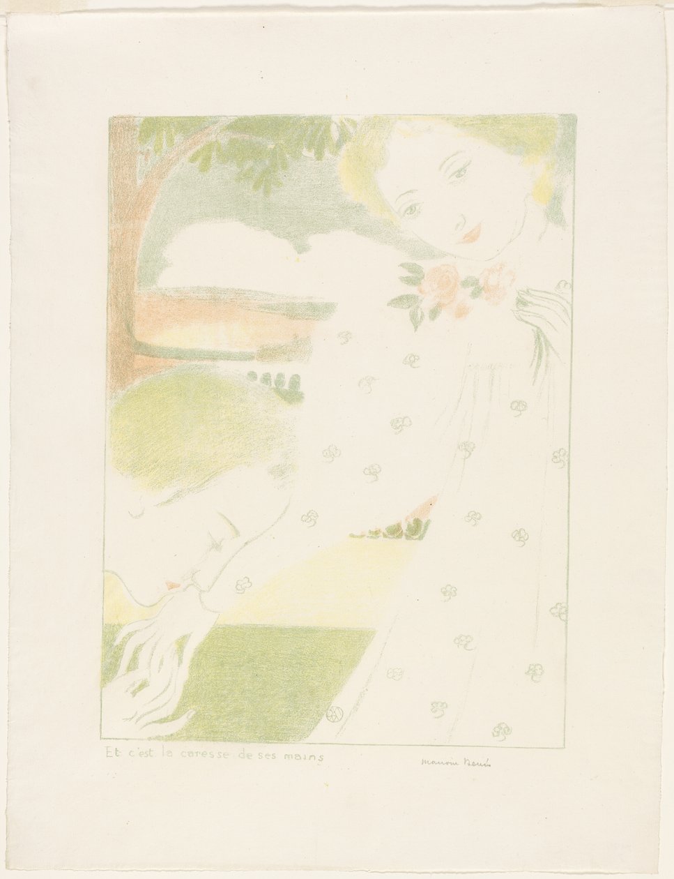 I to pieszczota ich rąk, płyta ósma z Miłości autorstwa Maurice Denis