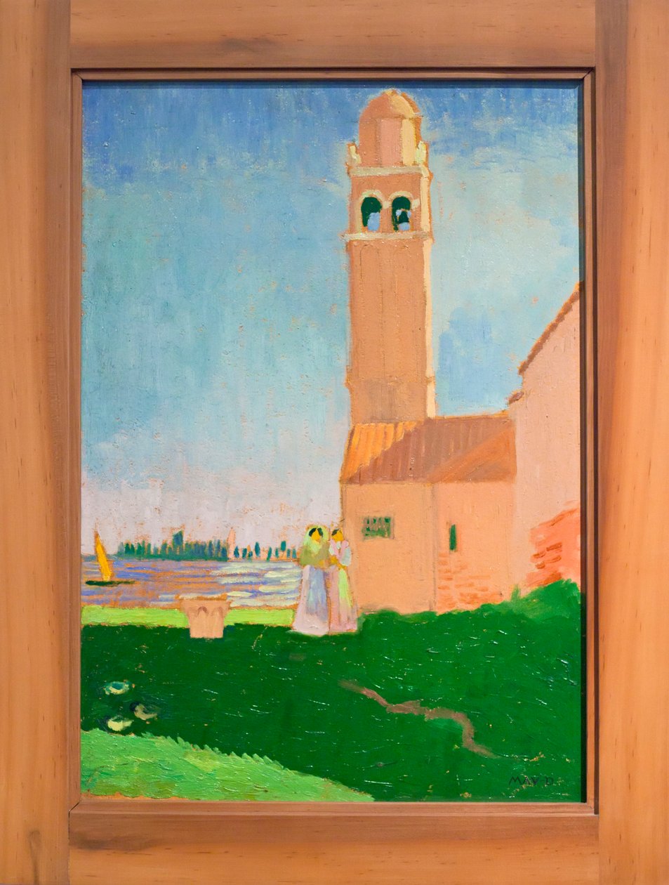 Kościół nad laguną autorstwa Maurice Denis