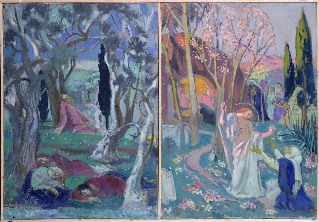 Ogród oliwny, Chrystus ukazujący się Marii Magdalenie autorstwa Maurice Denis