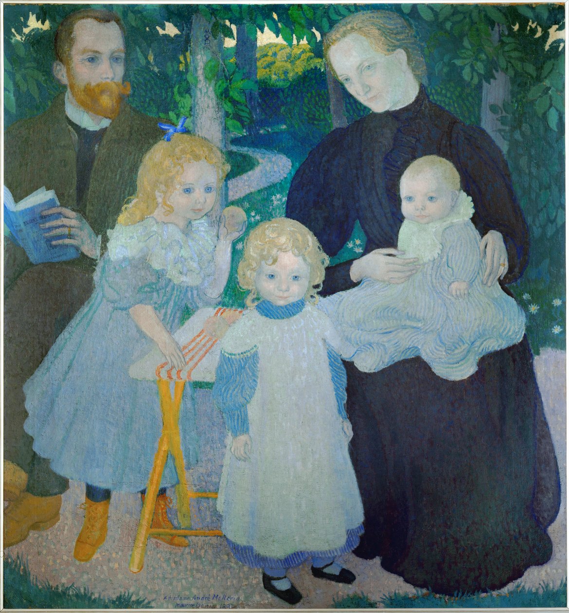 Rodzina Mellerio (olej na płótnie) autorstwa Maurice Denis