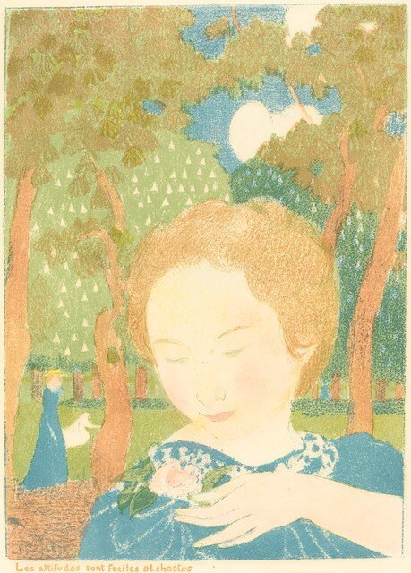 Postawy są łatwe i czyste autorstwa Maurice Denis