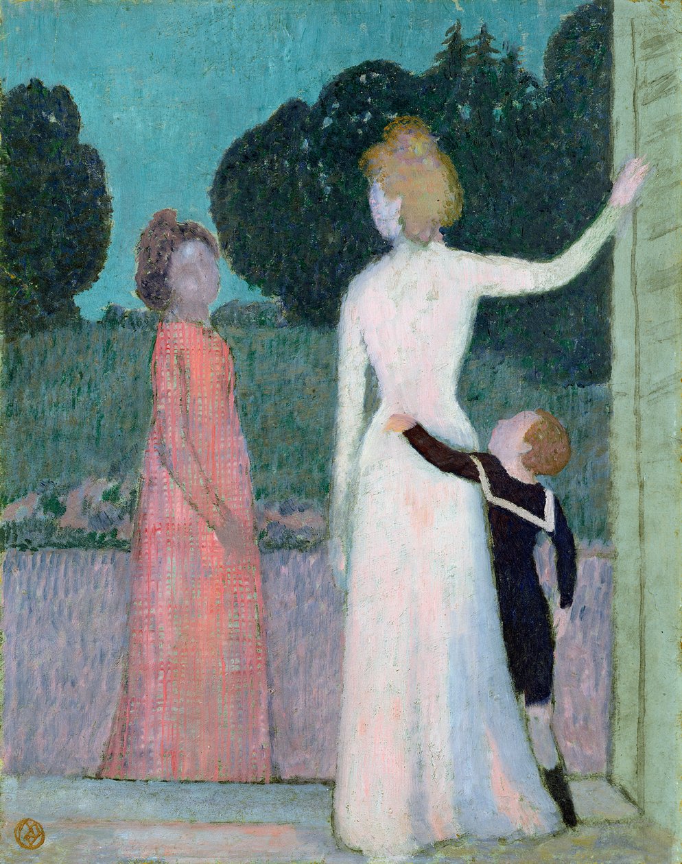 Madame Adrien Mithouard i jej syn, Jacques, 1903 (pastel na tekturze) autorstwa Maurice Denis