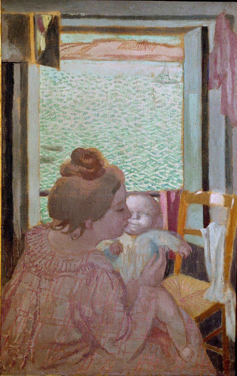 Macierzyństwo w oknie autorstwa Maurice Denis