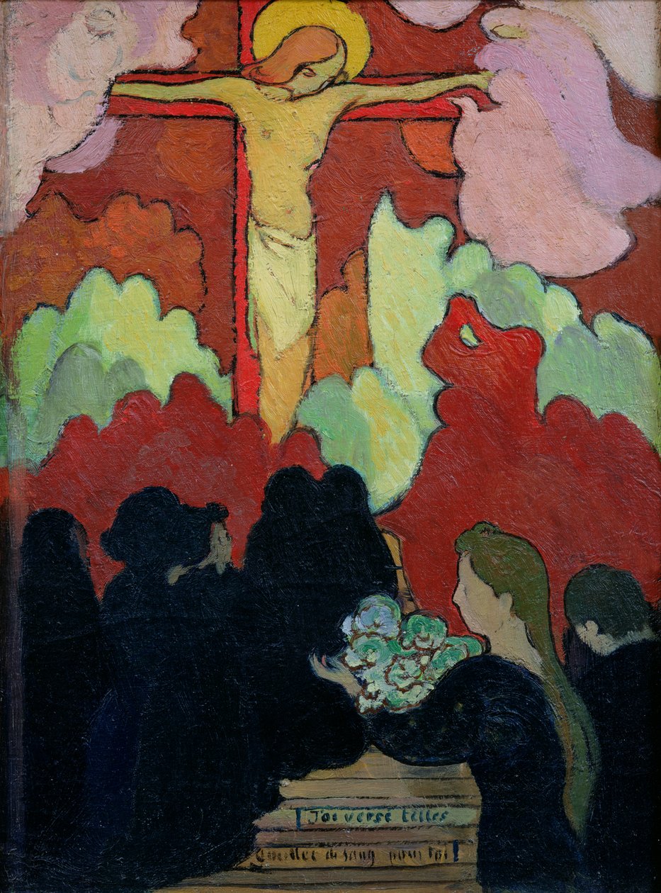 Ofiara na Kalwarii, ok. 1890 r. (olej na płótnie) autorstwa Maurice Denis