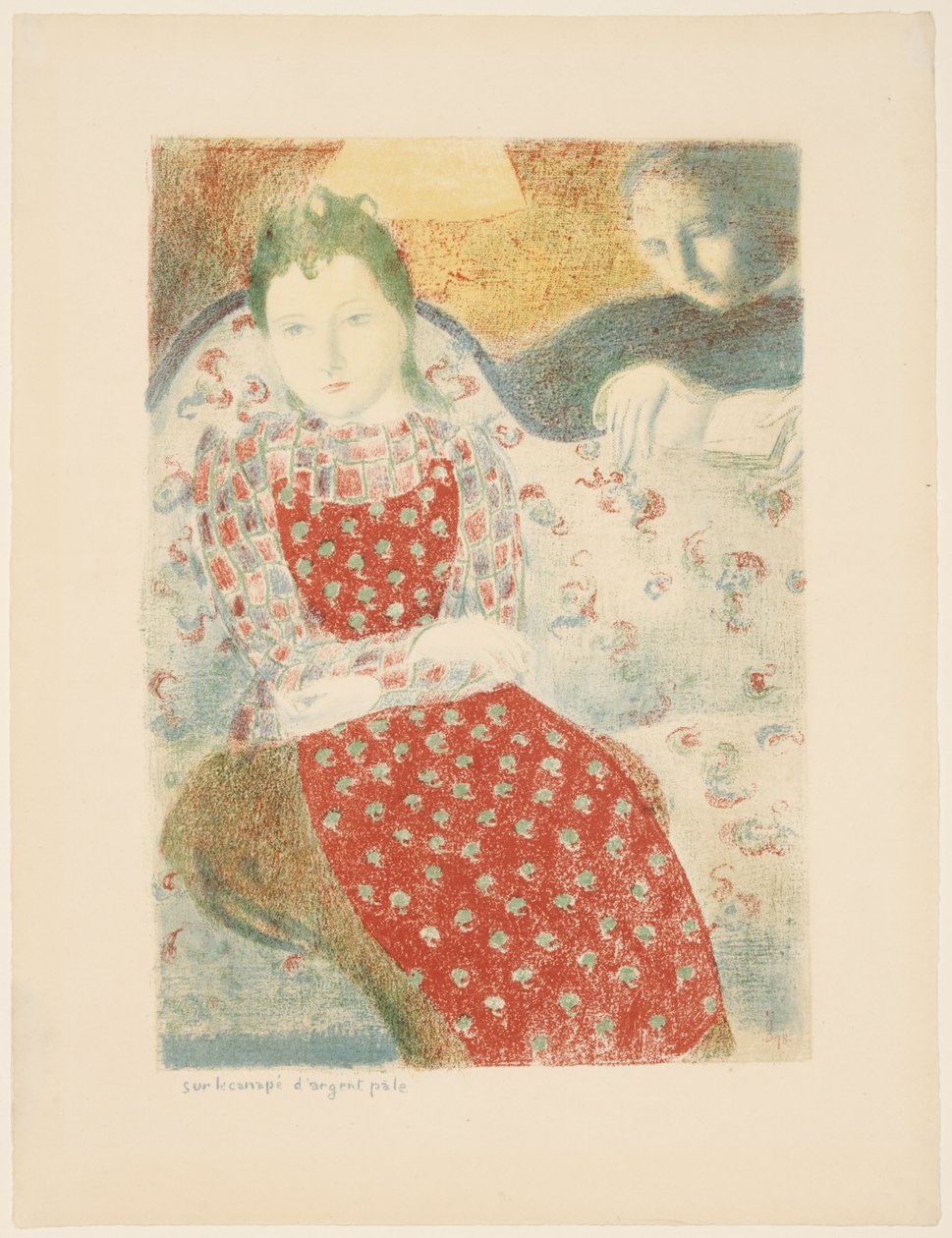 Auf dem blassen silbernen Sofa autorstwa Maurice Denis
