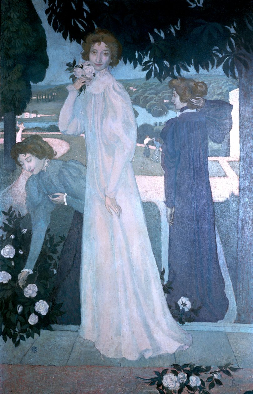 Portret Yvonne Lerolle, 1897 autorstwa Maurice Denis