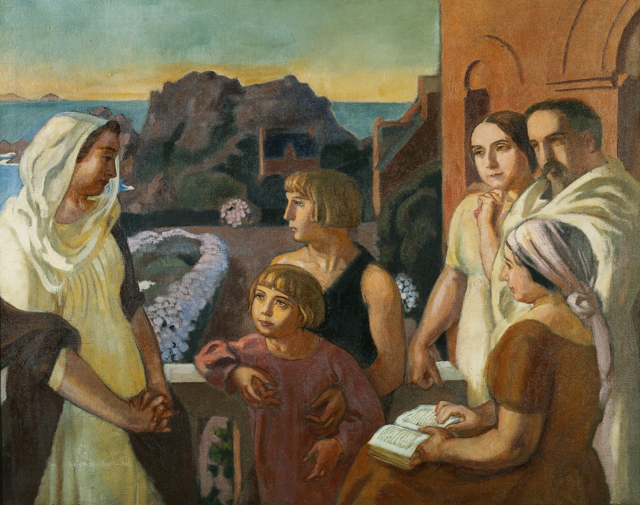 Święta rozmowa autorstwa Maurice Denis