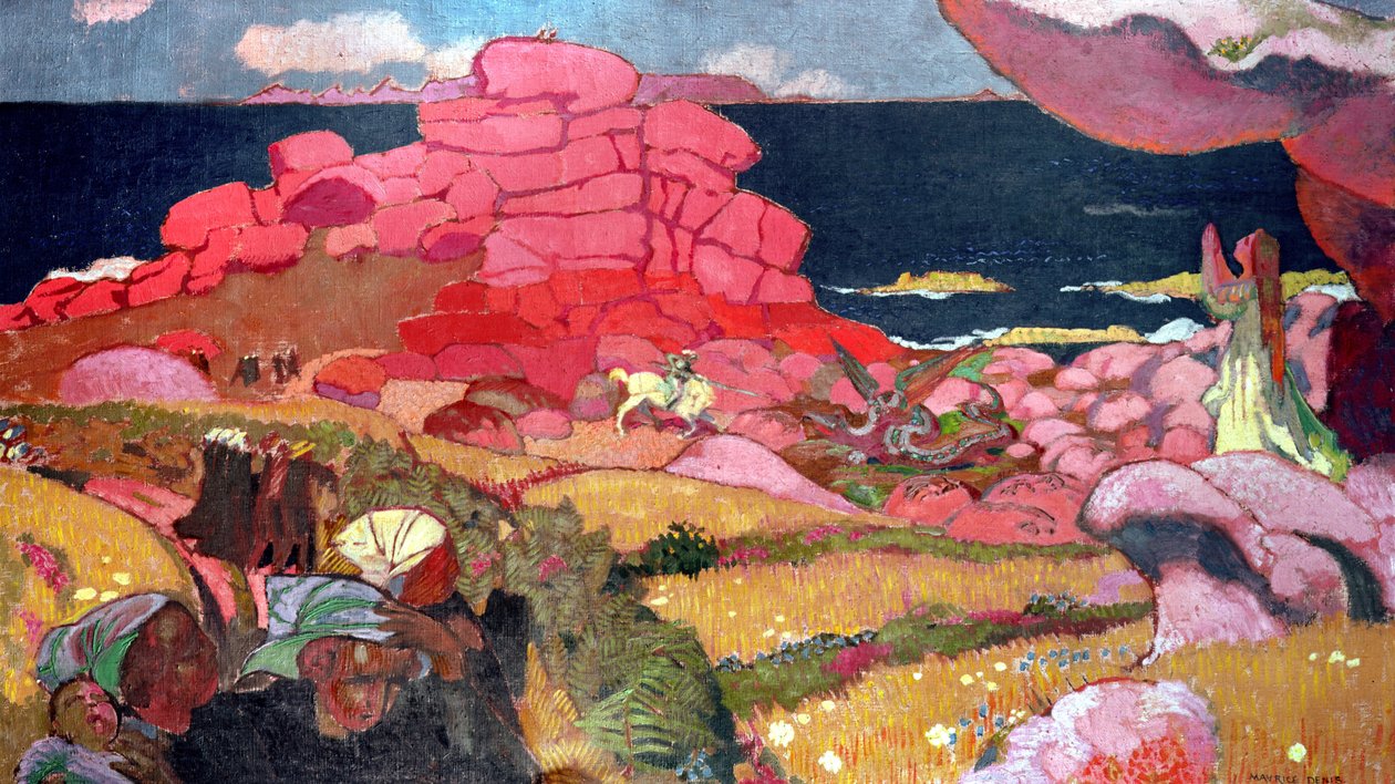Św. Jerzy i smok autorstwa Maurice Denis