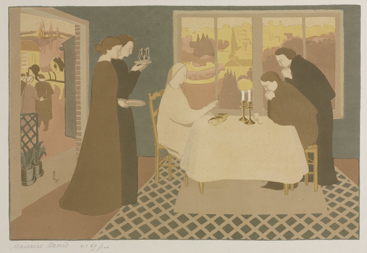 Pielgrzymi w Emaus autorstwa Maurice Denis