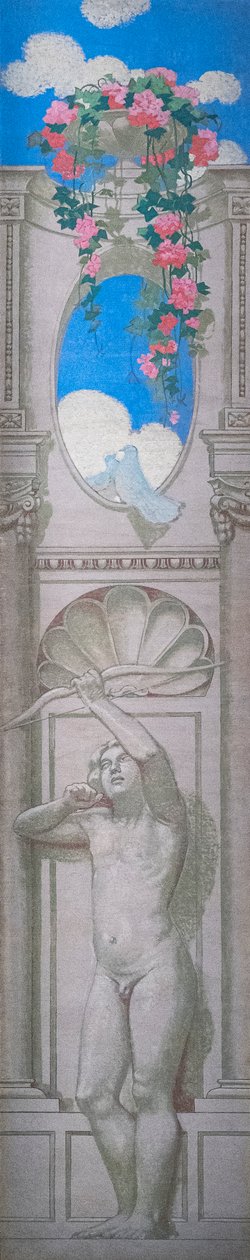 Historia Psyche, Panel IX. 1909 (olej na płótnie) autorstwa Maurice Denis