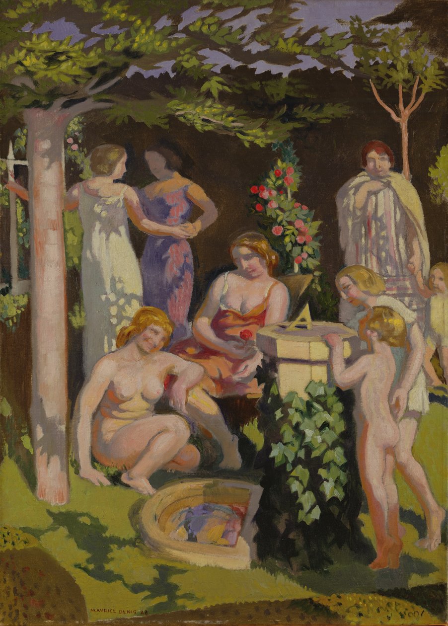 Zegar słoneczny, 1928 autorstwa Maurice Denis