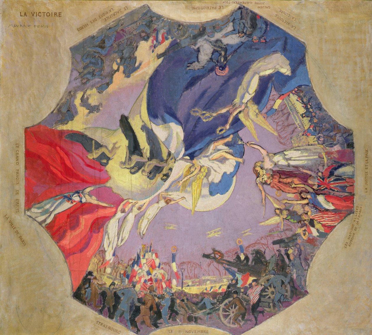 Zwycięstwo 1918 (olej na płótnie) autorstwa Maurice Denis