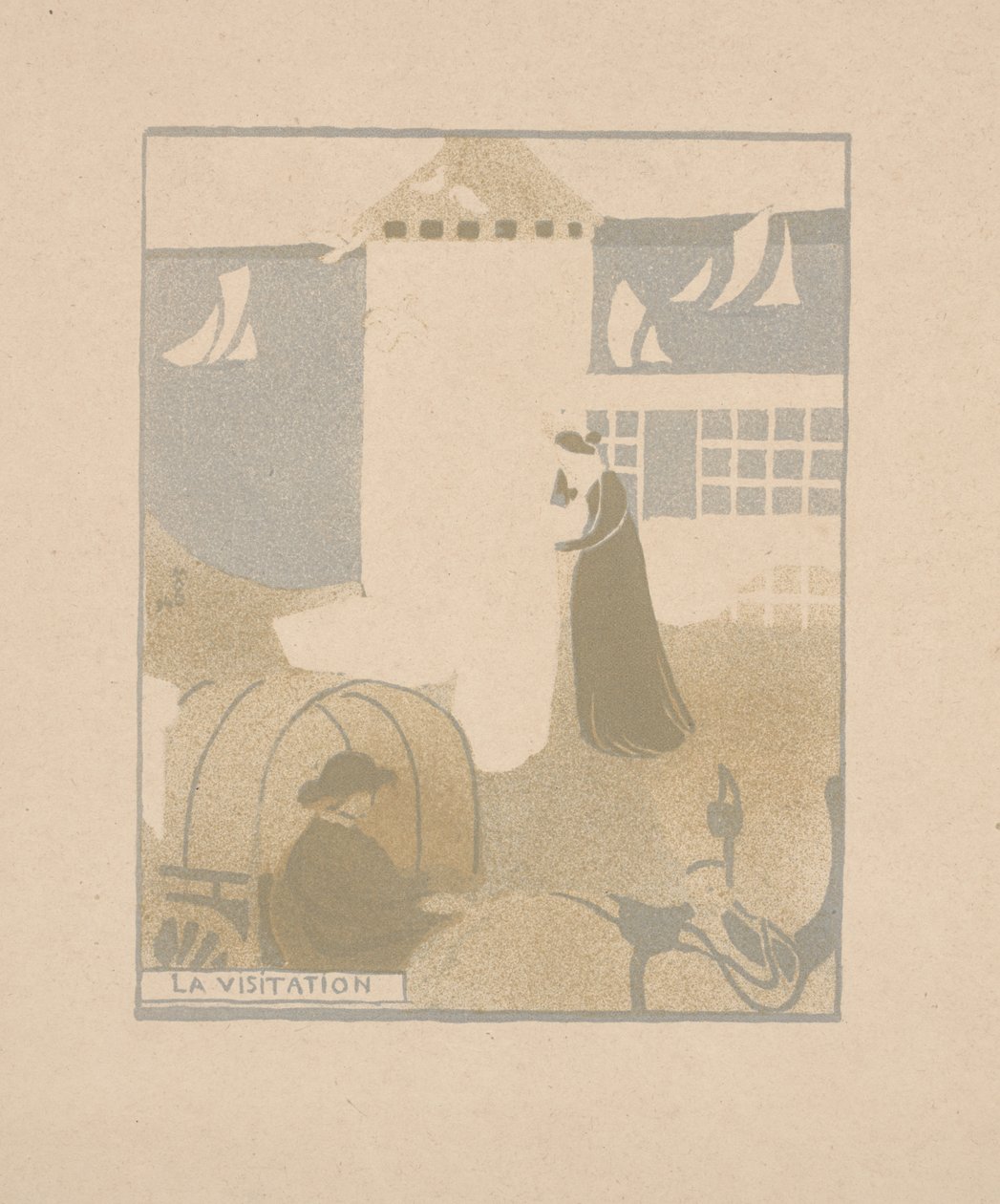 Nawiedzenie Matki Boskiej autorstwa Maurice Denis