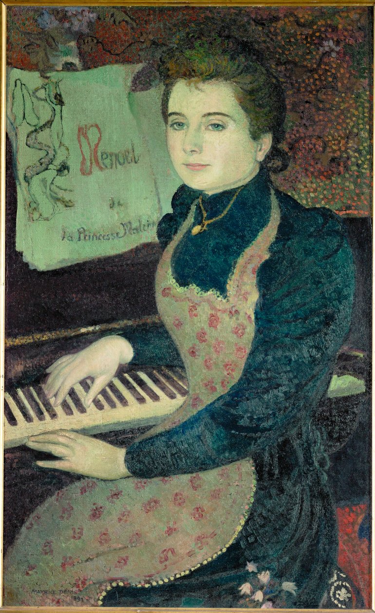 Menuet księżniczki Maleine (obraz olejny) autorstwa Maurice Denis