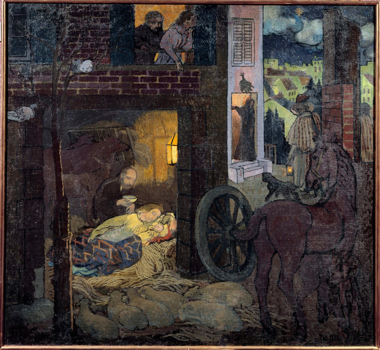 Szopka XX w. (olej na płótnie) autorstwa Maurice Denis