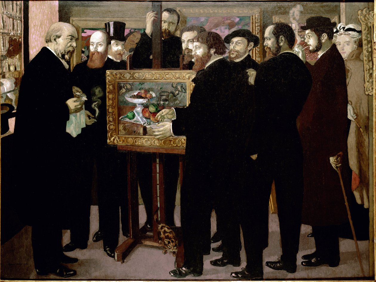 Tribute to Cezanne - Olej na płótnie autorstwa Maurice Denis