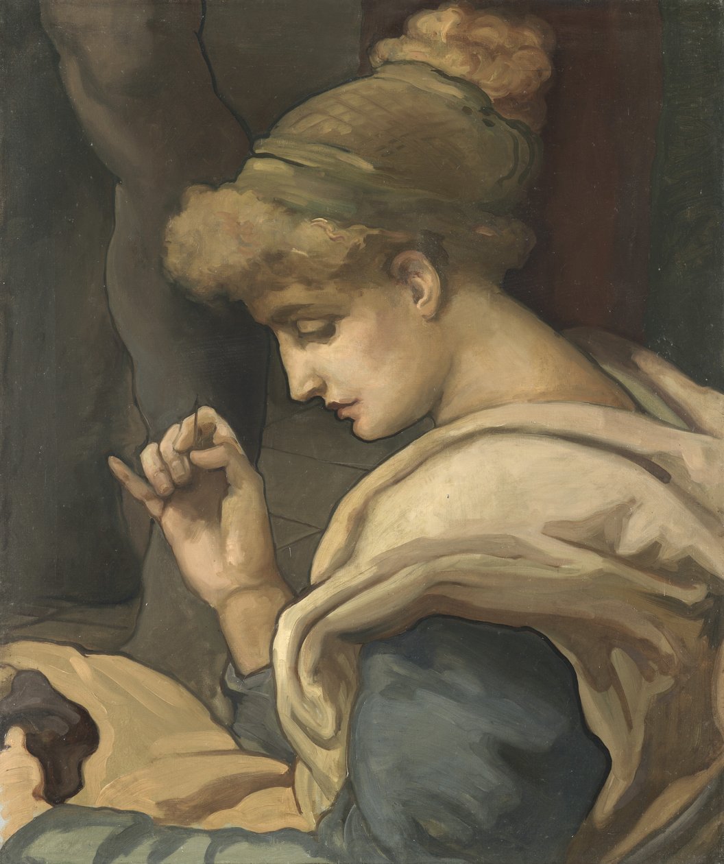 Szycie autorstwa Maurice Greiffenhagen