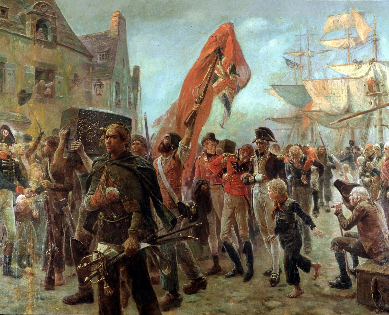 Korsy w 1806 r. - olej na płótnie Maurice