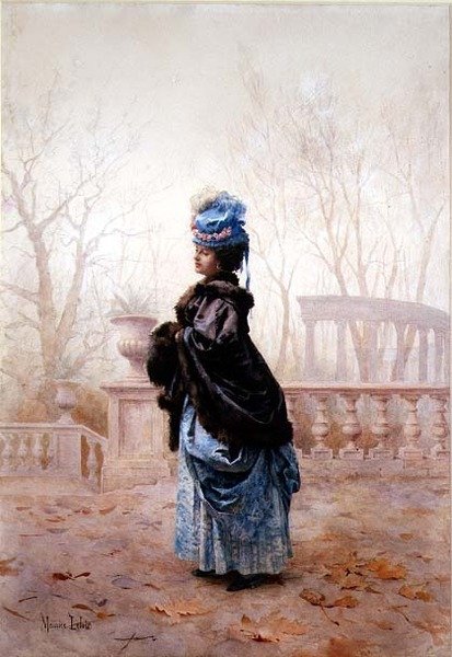 Elegancka dama autorstwa Maurice Leloir