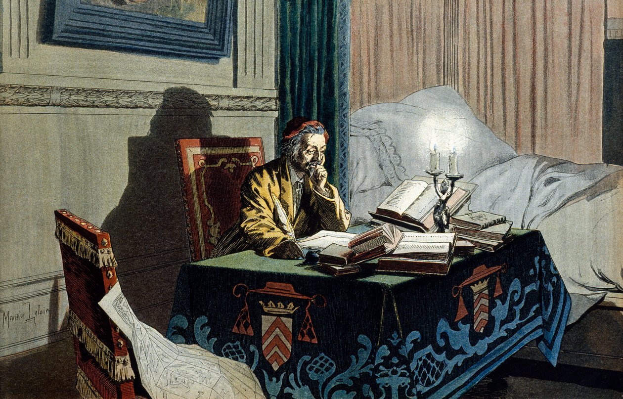 Historia Francji: kardynał Richelieu autorstwa Maurice Leloir