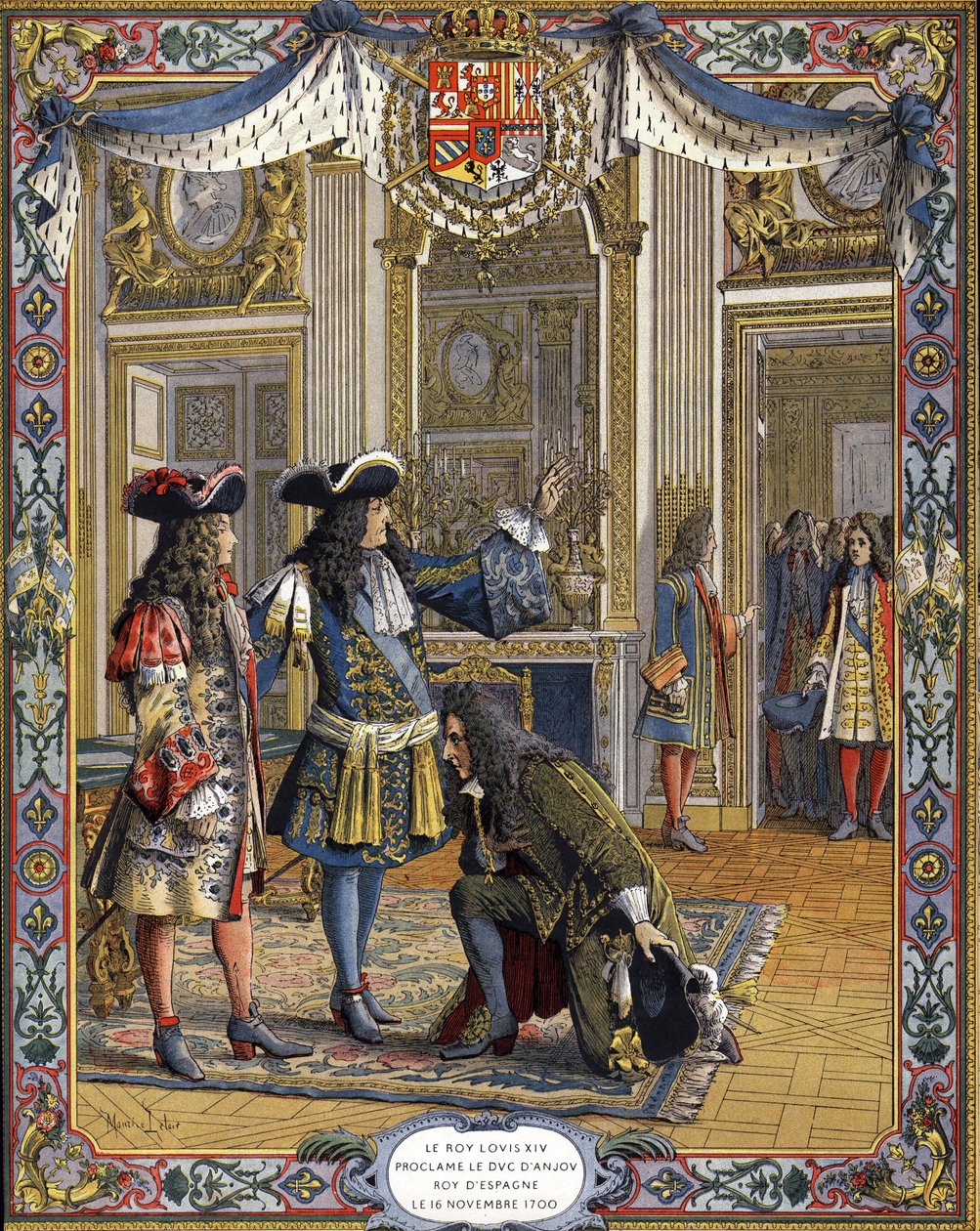 Ludwik XIV (Król Słońce lub Ludwik Wielki) autorstwa Maurice Leloir