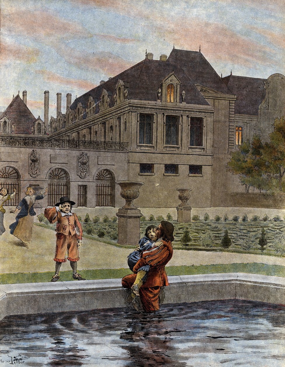 Ludwik XIV, znany jako Le Roi-Soleil (król Soleil lub Ludwik Wielki) autorstwa Maurice Leloir