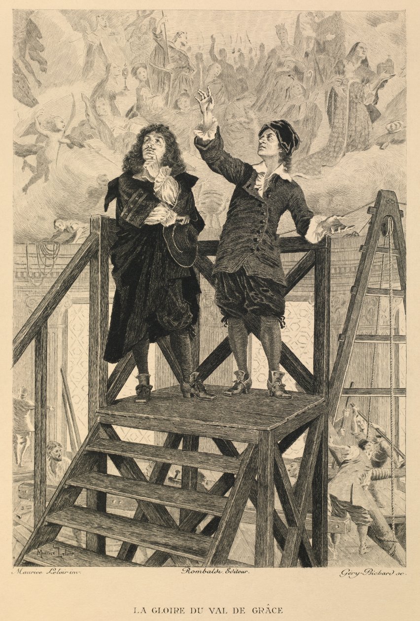 Pierre Mignard pokazujący Moliere