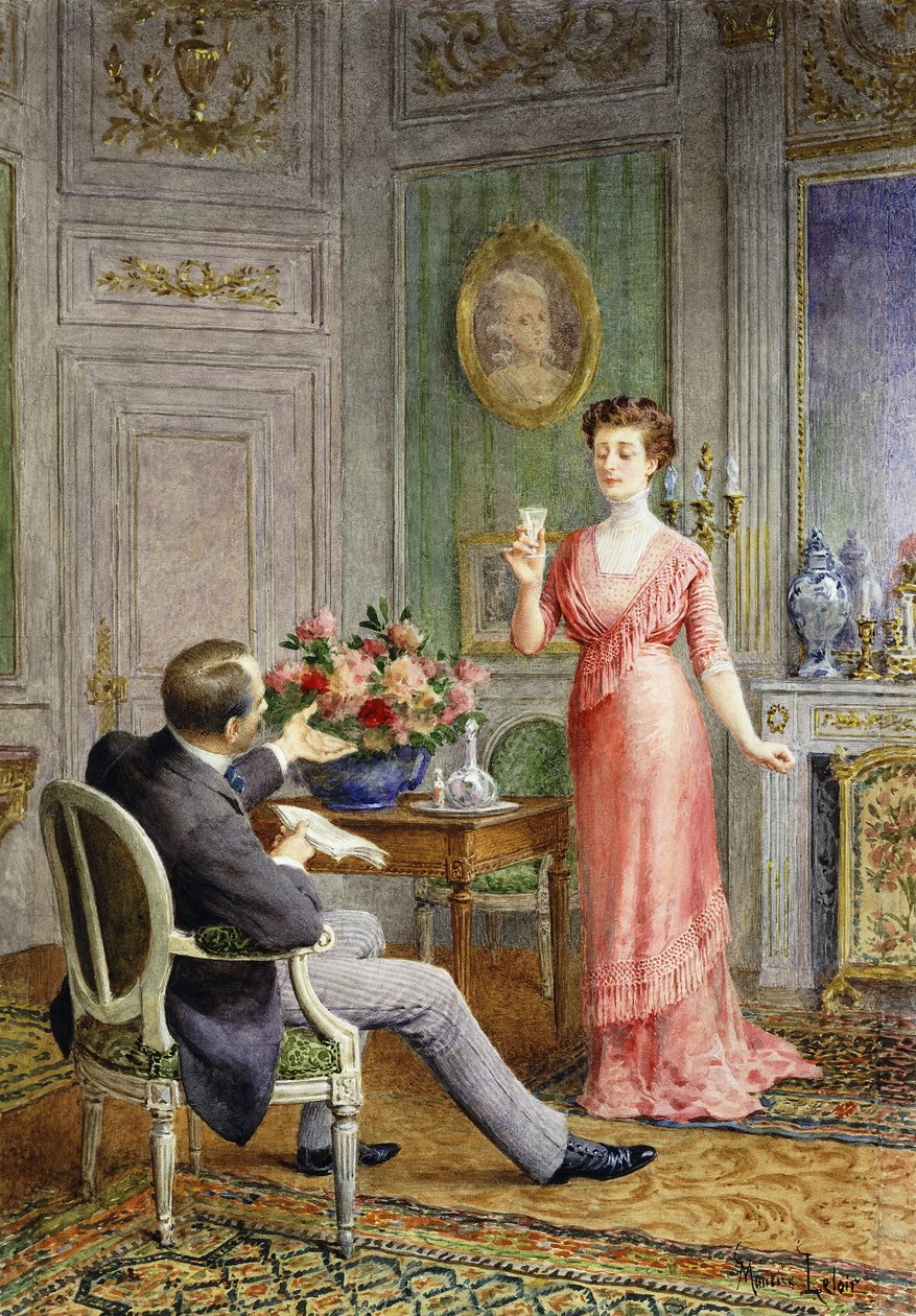 Sceny z La Rampe autorstwa Maurice Leloir