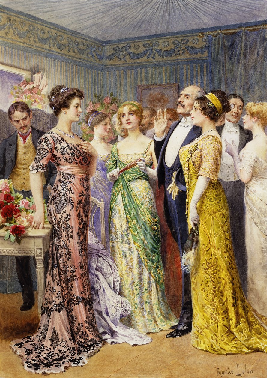Sceny z La Rampe autorstwa Maurice Leloir