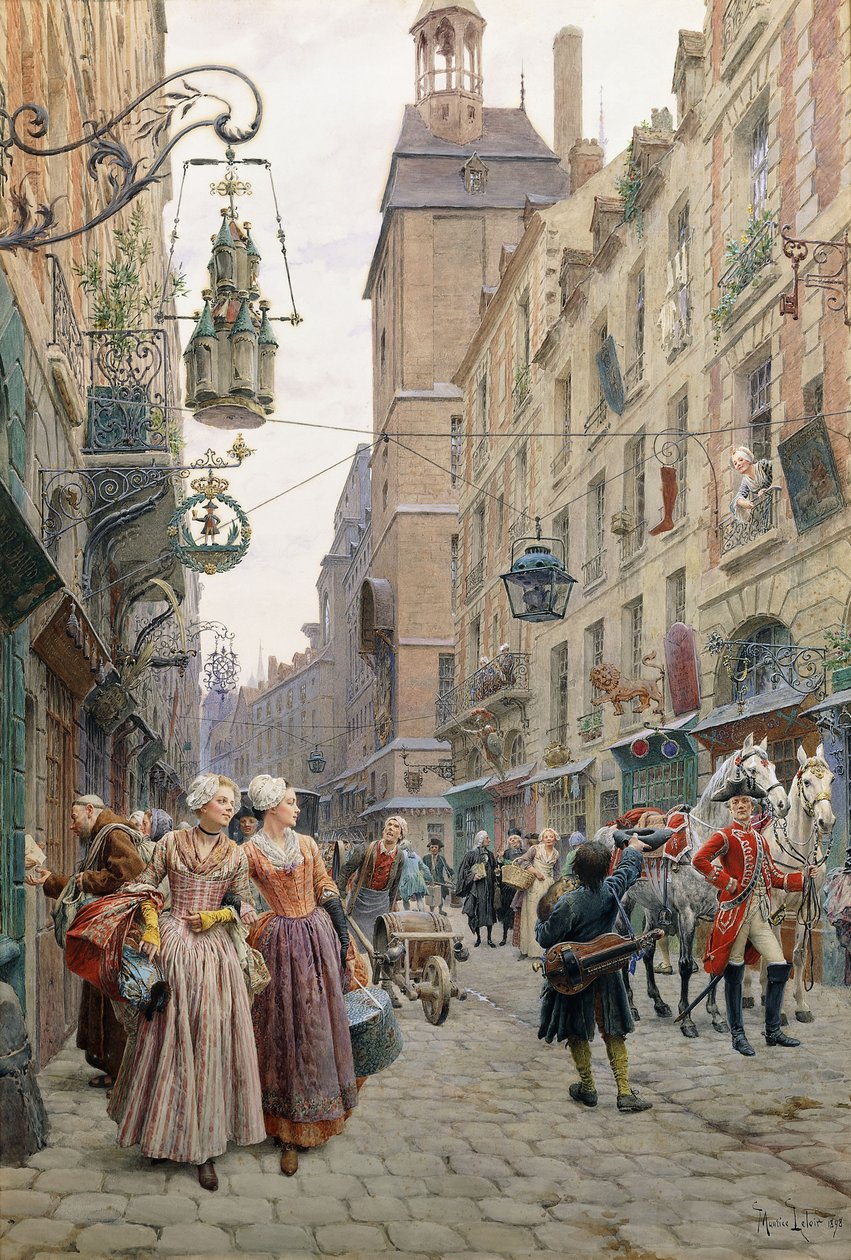 Ruchliwa ulica autorstwa Maurice Leloir