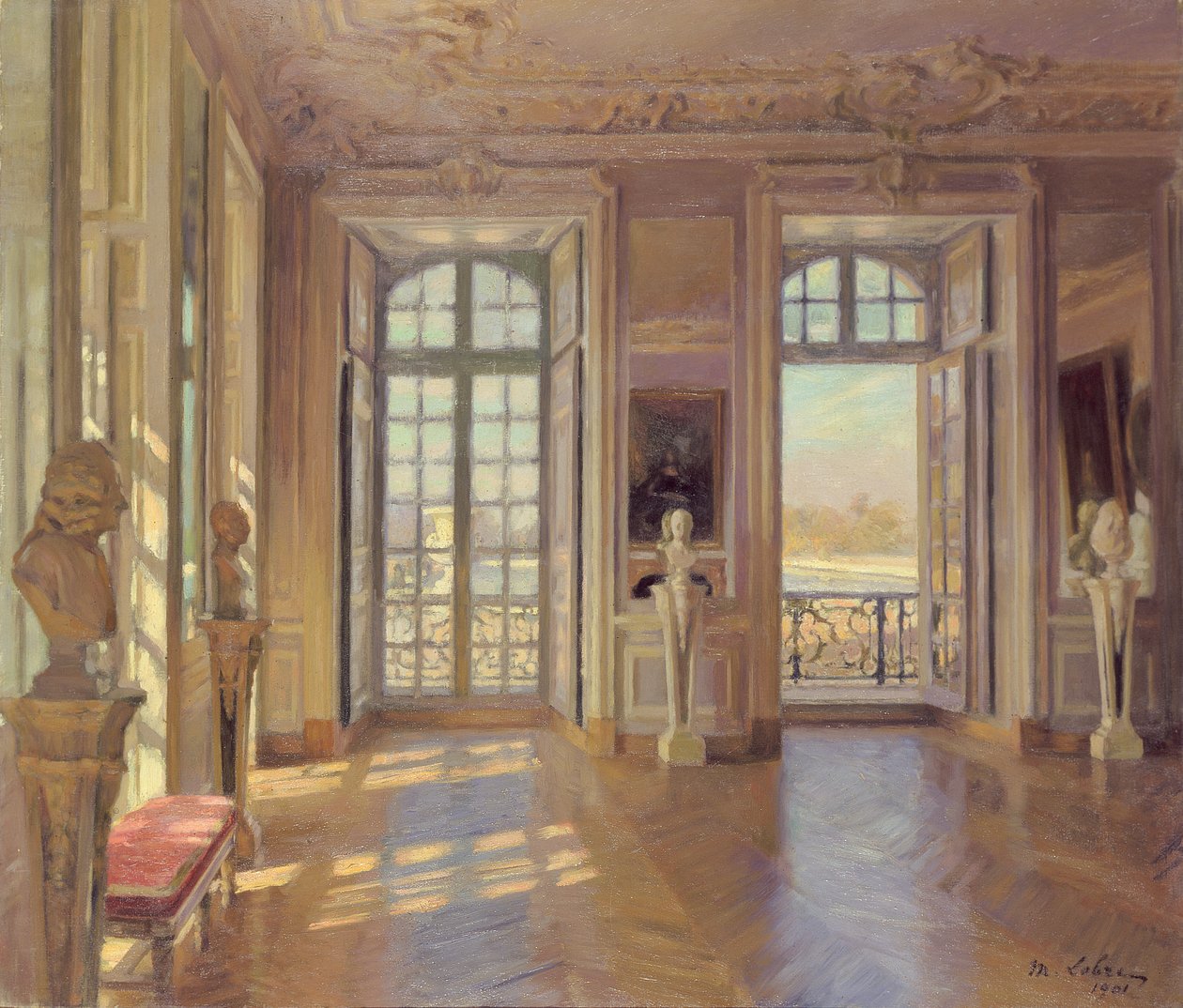 Sala Delfina w Wersalu autorstwa Maurice Lobre