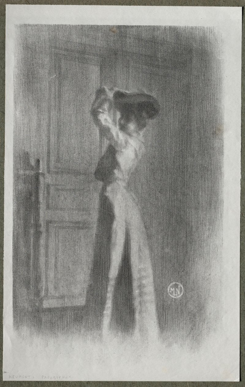 Modna kobieta, ok. 1900. autorstwa Maurice Louis Henri Neumont