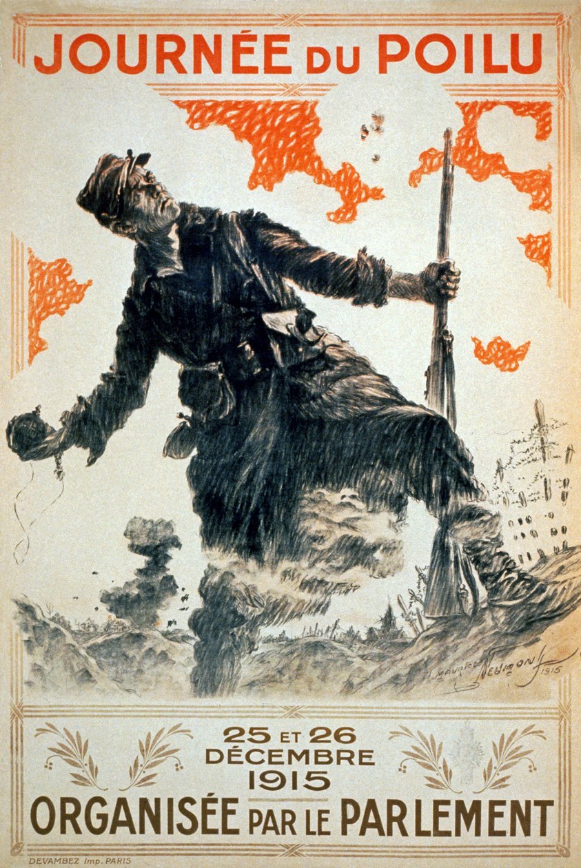 Dzień Poilu, 1915 r. autorstwa Maurice Louis Henri Neumont