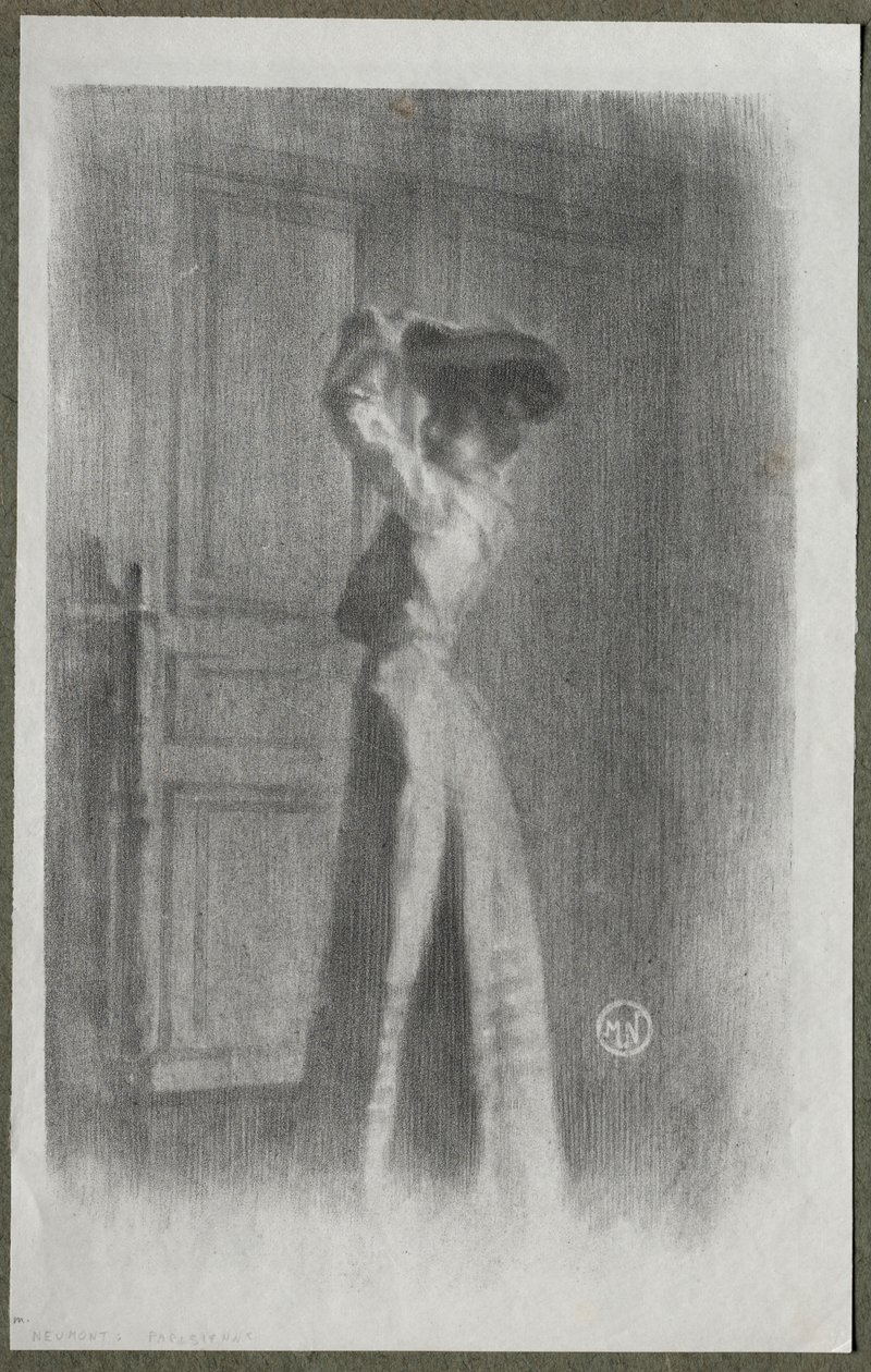 Modna kobieta autorstwa Maurice Louis Henri Newmont