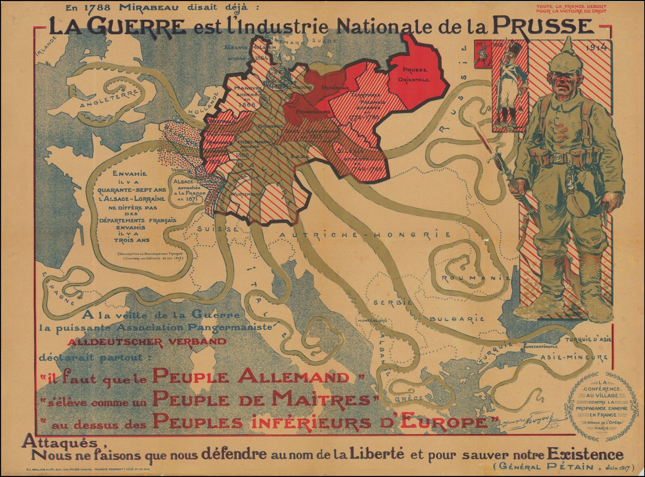 Już w 1788 r. Mirabeau powiedział - Wojna jest narodowym przemysłem Prus autorstwa Maurice Neumont