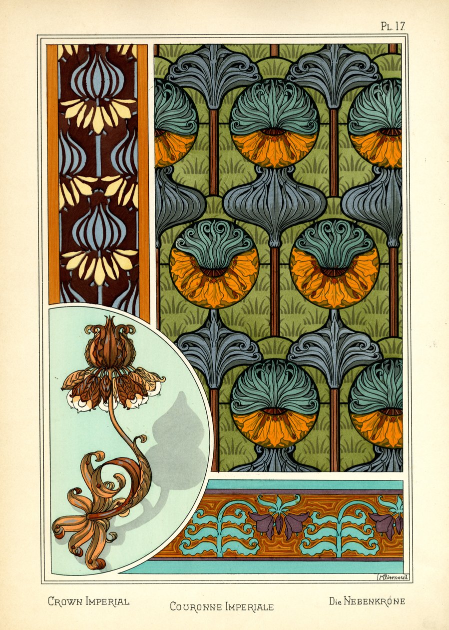 The Crown Imperial (kolor lito) autorstwa Maurice Pillard Verneuil