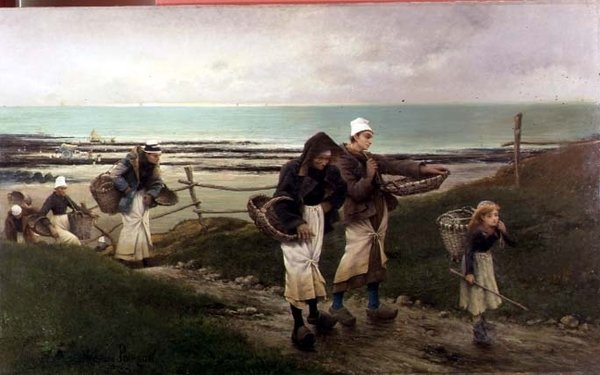 Scena bretońska autorstwa Maurice Poirson