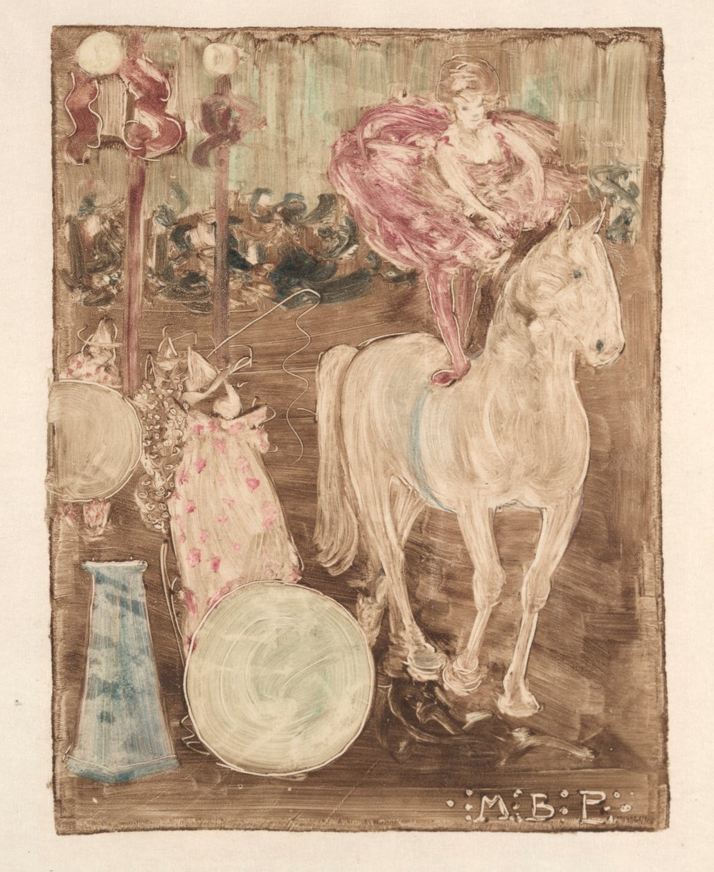 Jeździec na oklep autorstwa Maurice Prendergast
