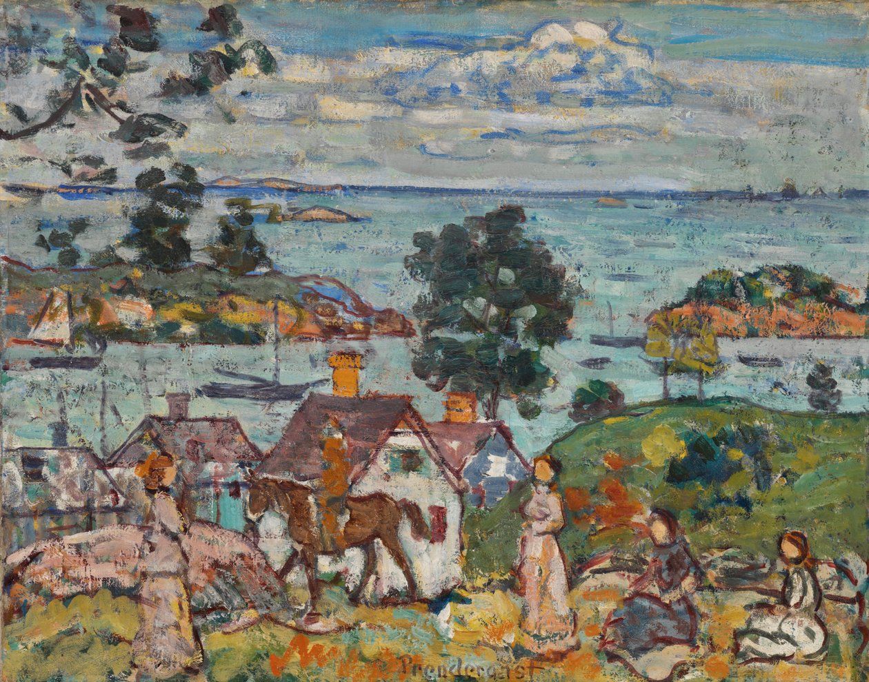 Port w Gloucester autorstwa Maurice Prendergast
