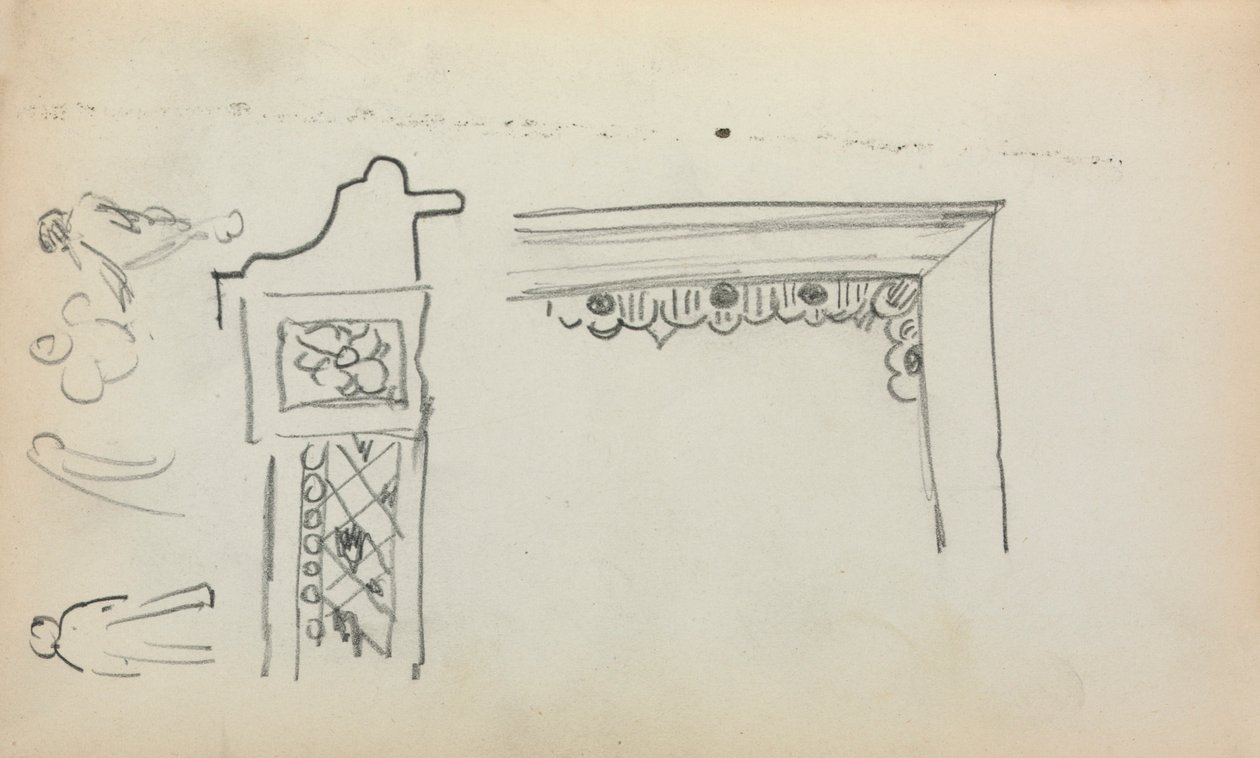 Włoski szkicownik: Detale i figury architektoniczne (strona 199) autorstwa Maurice Prendergast